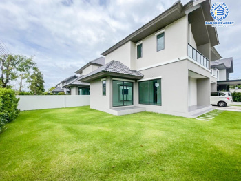 *****บ้านเดี่ยวมือสอง ย่านนนทบุรี ม.เพฟ ปิ่นเกล้า-ศาลายา หลังมุม เนื้อที่กว้างขวางมากถึง 71.8 ตร.ว. ฟังก์ชัน 5 ห้องนอน 3 ห้องน้ำ ที่จอดรถ 2 คัน บ้านสวย พร้อมเข้าอยู่ได้ทันที บนทำเลแห่งการเดินทาง เชื่อมต่อได้หลายเส้นทาง ใกล้รถไฟฟ้าสายสีแดงอ่อน "สถานีศาลายา"